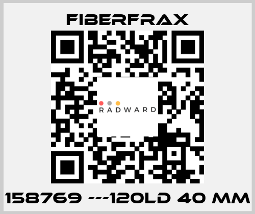 158769 ---120LD 40 MM Fiberfrax