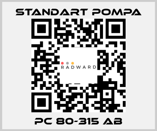 PC 80-315 AB STANDART POMPA