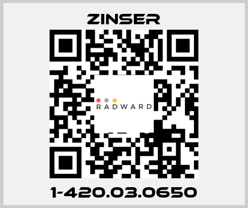 1-420.03.0650 Zinser