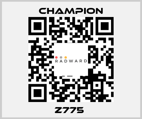 Z775  Champion