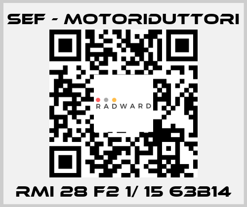 RMI 28 F2 1/ 15 63B14 SEF - MOTORIDUTTORI