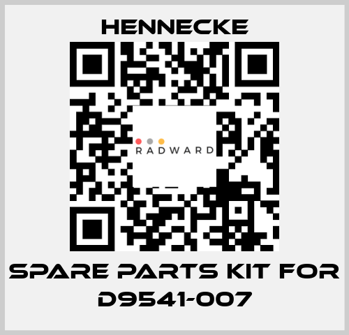 spare parts kit for D9541-007 Hennecke