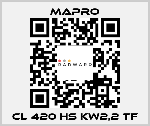 CL 420 HS kW2,2 TF Mapro