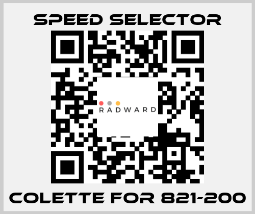 colette for 821-200 Speed Selector