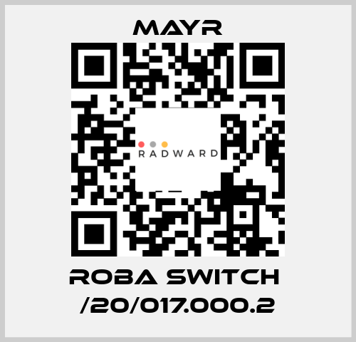 ROBA Switch  /20/017.000.2 Mayr