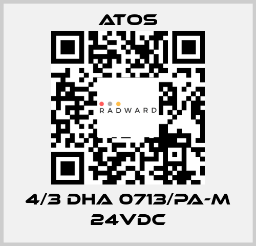 4/3 DHA 0713/PA-M 24VDC Atos