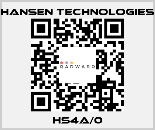 HS4A/0 HANSEN TECHNOLOGIES