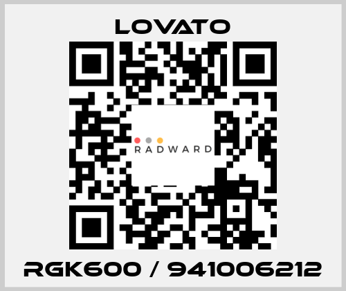 RGK600 / 941006212 Lovato