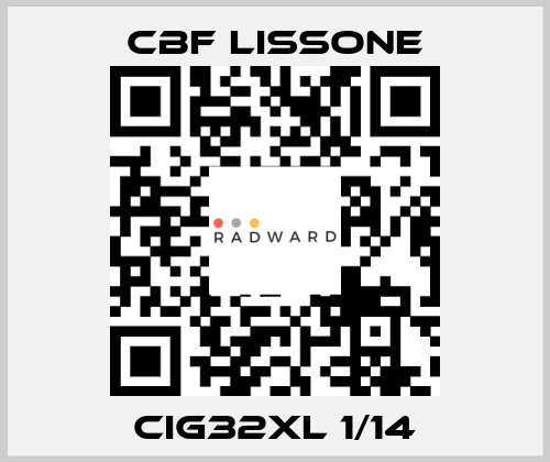 CIG32XL 1/14 CBF LISSONE