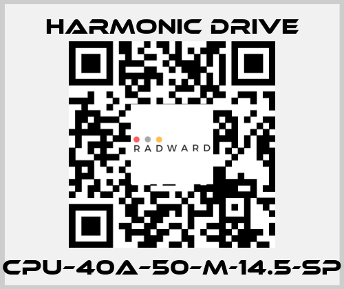 CPU–40A–50–M-14.5-SP Harmonic Drive