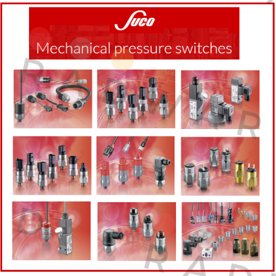 0159 ,250V DIAPHRAGM / PISTON PRESSURE SWITCHES Suco