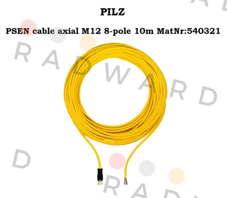 PSEN cable axial M12 8-pole 10m MatNr:540321 Pilz