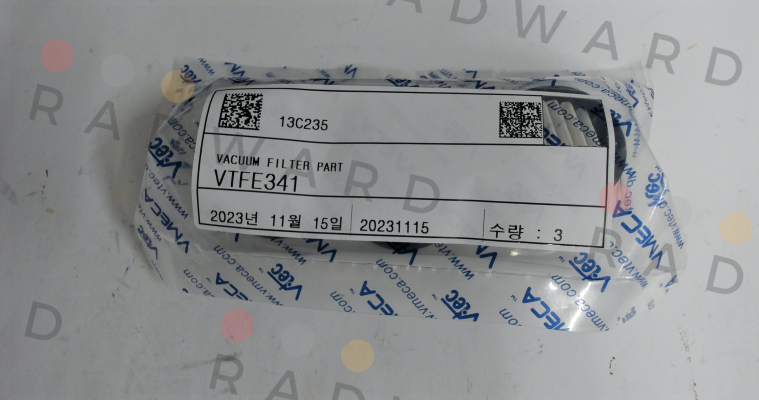 VTFE341 for VTF38-1 (Turtle pump) Vmeca