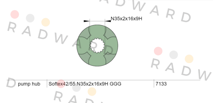 42/55A-N35x2 GGG/ DIN 5480 Softex