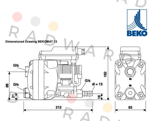 2000021 KA 13A 10A0 Beko