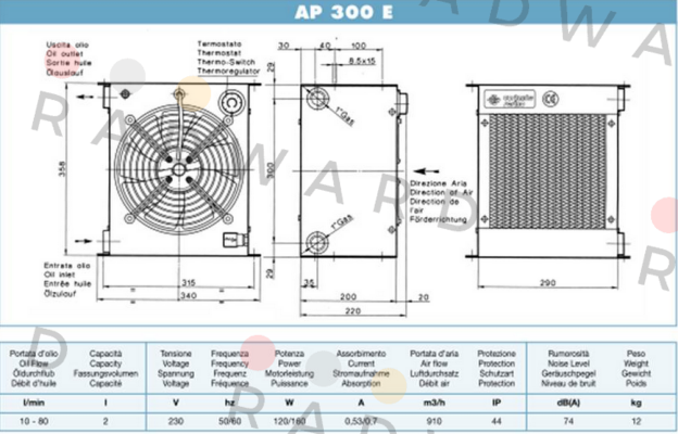 AP/APL 300 E 12/24V Sesino