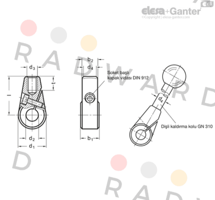 GN 150.5-32-B14 Elesa Ganter