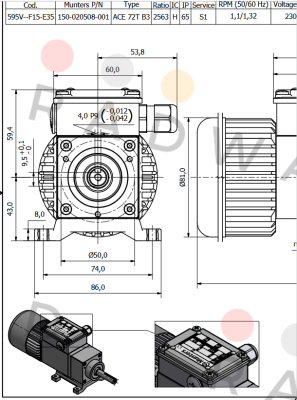 P/N: 150-020508-001 Munters