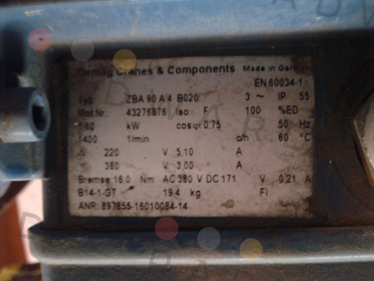 ZBA 90 A4 B020 - 43276876  Demag