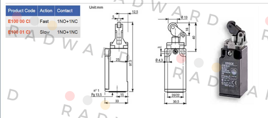 E10001CI  Ersce