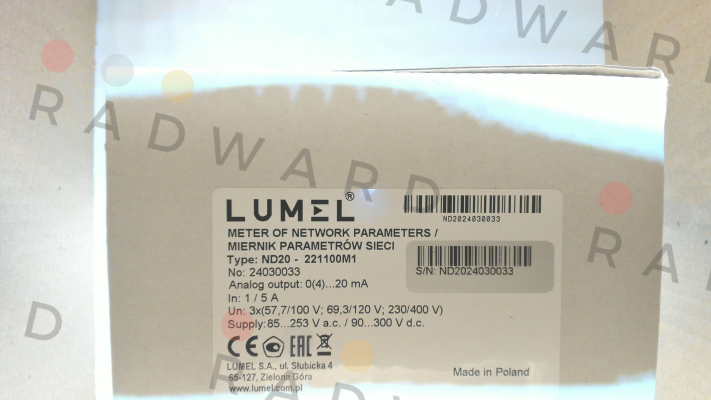 ND20 221100M1 LUMEL