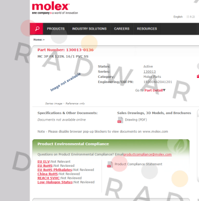 1R3004A20A1201 Molex