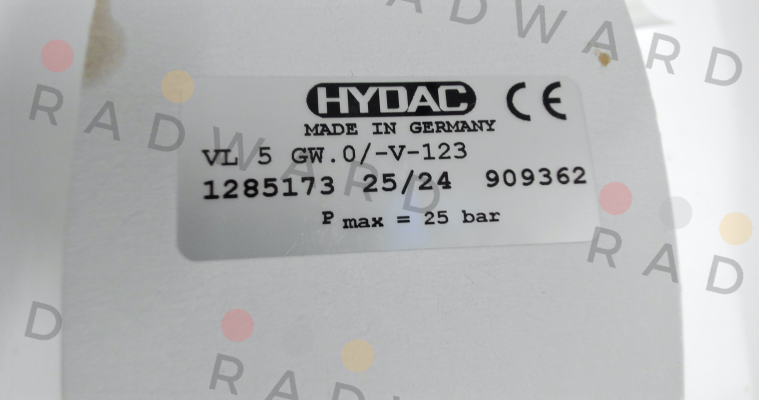 1285173 / VL 5 GW.0/-V-123 Hydac