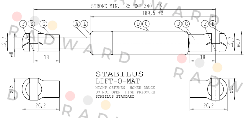 101851/450N Stabilus