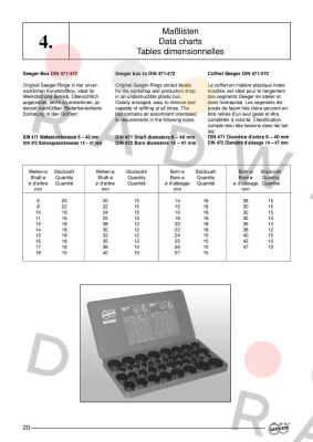 DIN 471/472  Seeger Orbis