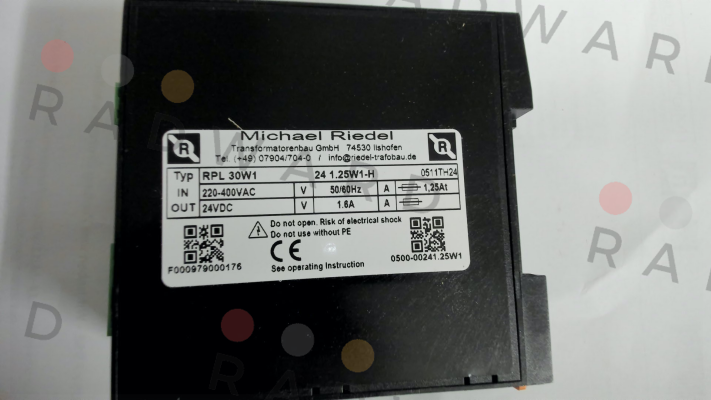 0500-00241.25W1 Michael Riedel Transformatorenbau