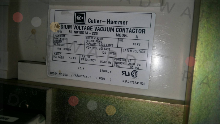 SLN018S1A-220 Cutler Hammer (Eaton)