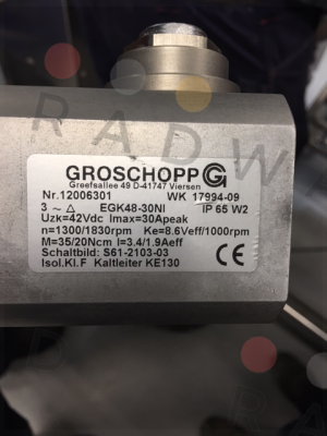 12006301 OEM  Groschopp