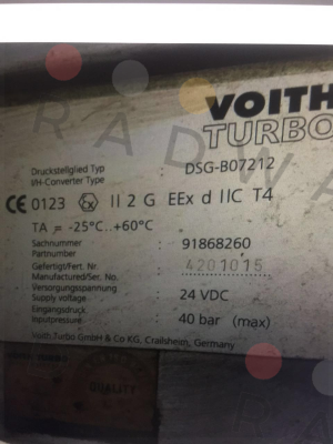 DSG-B07212  Voith