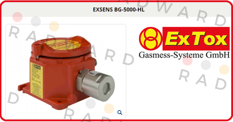 EXSENS BG-5000-HL  ExTox Gasmess-Systeme