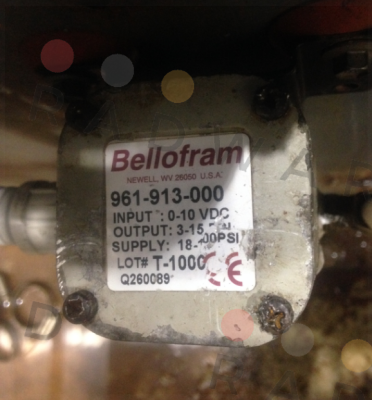 961-913-000 Bellofram