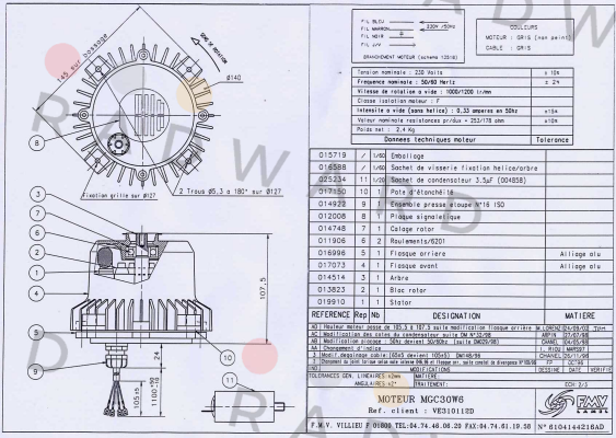  MG030W06  FMV-Lamel (now Ziehl Abegg)