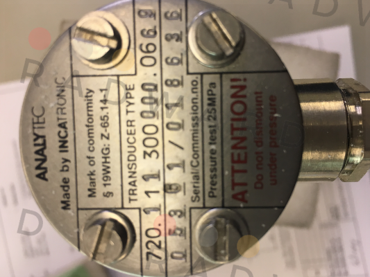 720.111300000.0669-S1QON1/2" Analytec