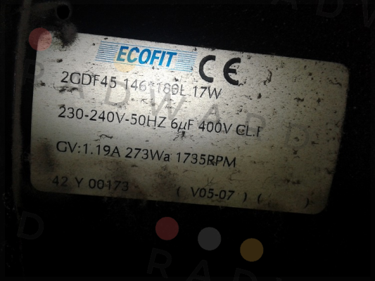 2GDF45 146 180L 17W Ecofit