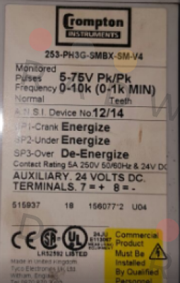 253-PH3G-SMBX-SM V4 CROMPTON INSTRUMENTS (TE Connectivity)