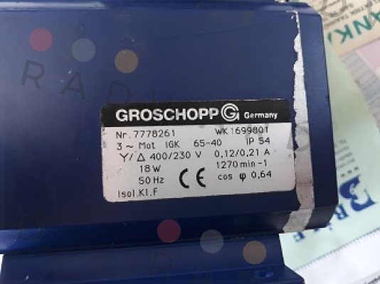 7778261  OEM  Groschopp