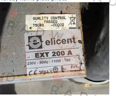 2EX8023 – EXT 200 A  Elicent