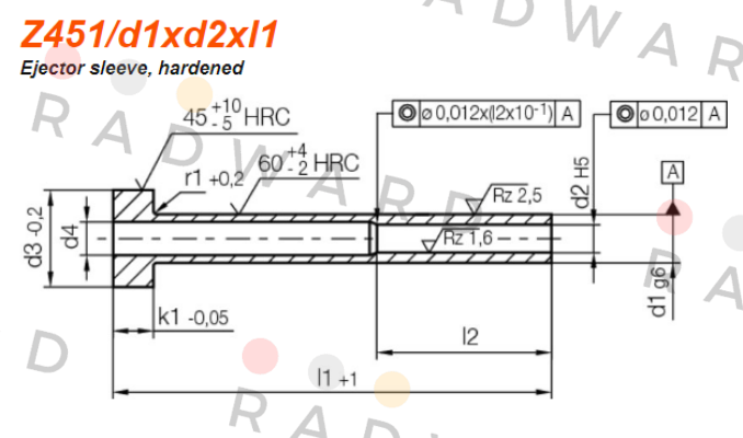 451/3x1,5x50 Hasco