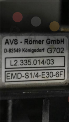 EMD-S1/4-E30-6F-024/=-NG Avs Römer