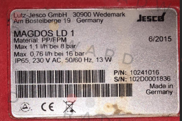 10241016 ( MAGDOS LD 1 PP/FPM ) Jesco