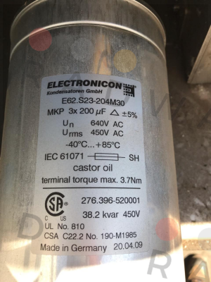 E62.S23-204M30 Electronicon