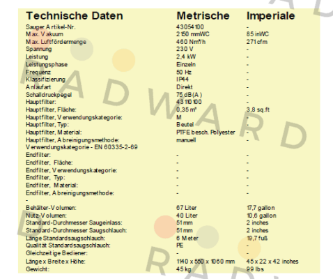 43054100 Norclean