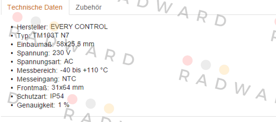 TM103T N7 (316180020) EVCO - Every Control