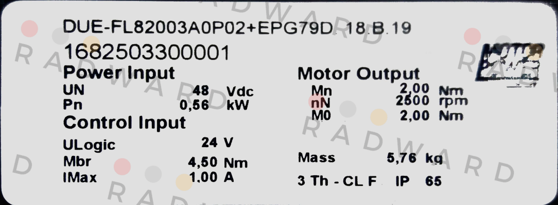 EPG79.2.18.0.0.B.19 N OEM Motor Power