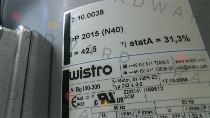 17.10.0038 Wistro