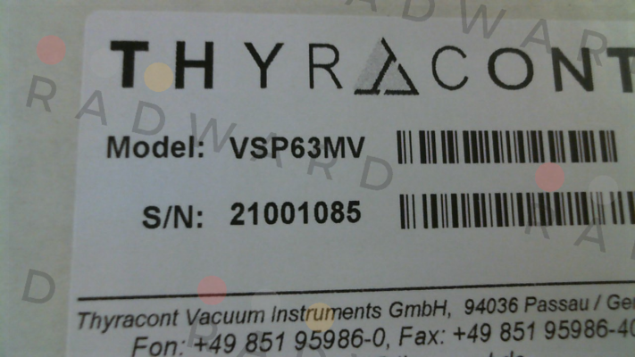 VSP63MV Thyracont